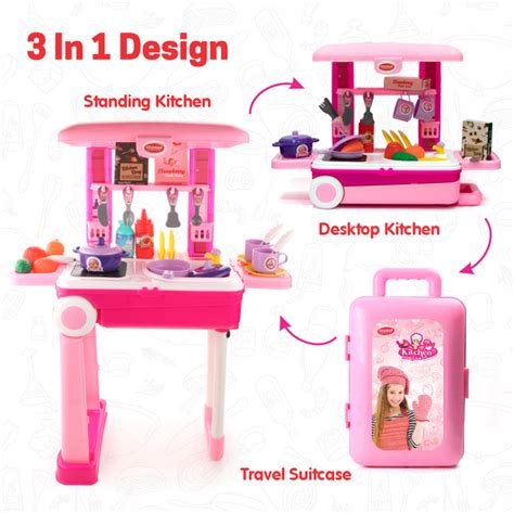 Chanak Kitchen Set for Kids | 3-in-1 Pretend Play Cooking Toy – chanak