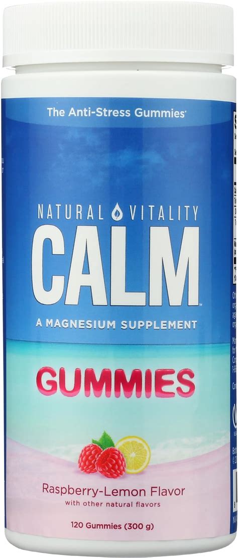 Amazon.com: Natural Vitality Calm, Magnesium Citrate Supplement, Stress ...