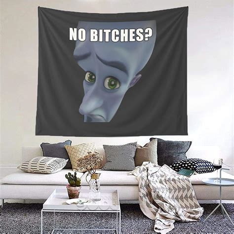 TEMI Megamind No es Funny Meme Tapestry Wall Hanging Backdrop Party ...