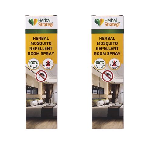 Herbal Strategi Mosquito Repellent Room Spray - 100ml (Pack of 2 ...