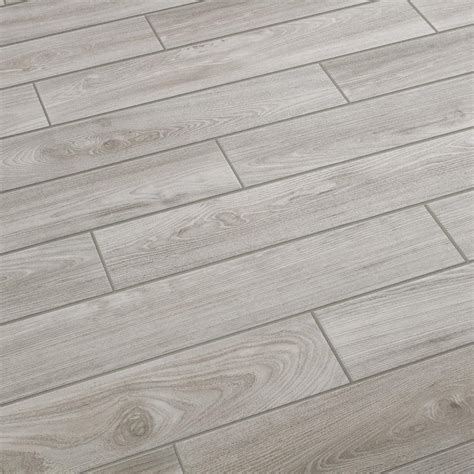 Buy Regent Grove 6 in. x 36 in. Ash Gray Glazed Porcelain Floor and ...