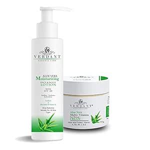 Buy Verdant Natural Care Aloe Vera Body Lotion with SPF 20, 200ml with ...