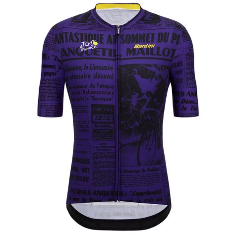 Buy Santini TDF Puy De Dome Jersey - Print | Cyclop.in