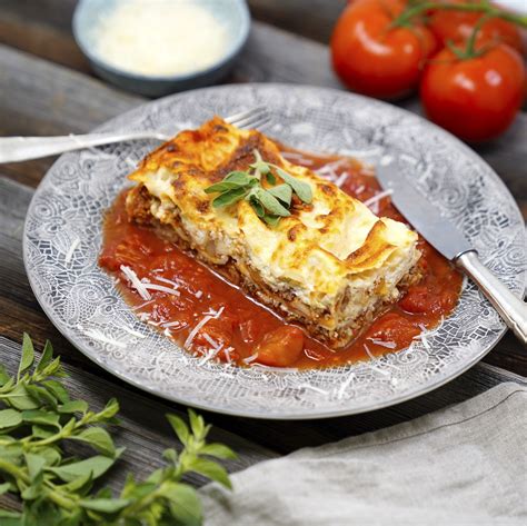 Lasagne al forno vom Weiderind mit Parmesan Bechamel