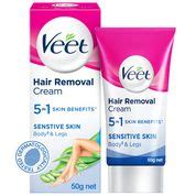Veet 5 in 1 Skin Benefits Hair Removal Cream for Sensitive Skin, 50 gm ...