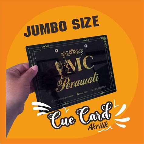 Jual Cue Card MC / Papan MC / master of ceremony | Shopee Indonesia