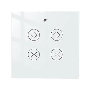90-250V Wi-Fi Smart Curtain Switch Voice Control, Remote Control, RF433 ...
