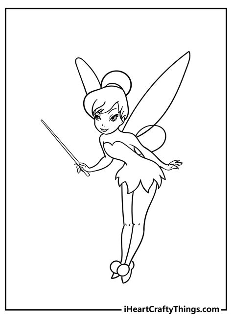 Coloring Page Of Tinkerbell