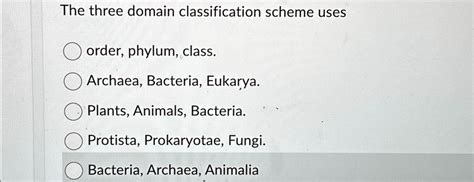 Image result for Three Domain Classification System