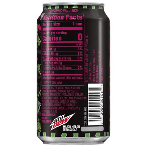 What Is The Ingredients In Mountain Dew at Oliver Howell-price blog