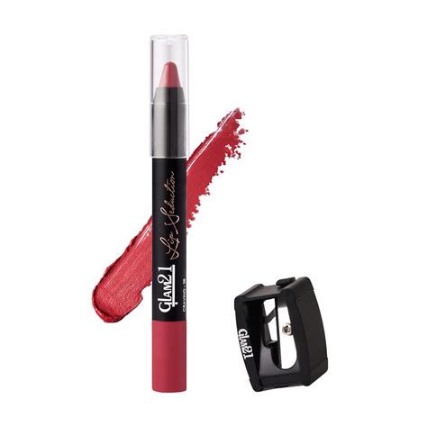 Buy Glam 21 Lip Seduction Non- Transfer Crayon Lipstick| Lightweight ...