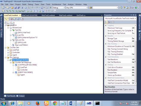 Web Application Load Testing 的图像结果