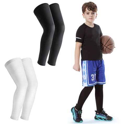 Snapklik.com : Kid Leg Sleeve 2 Pairs, Long Compression Leg Sleeve For ...