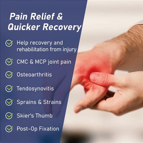 Comforband Adjustable Thumb Brace - Pain Relief for Arthritis ...