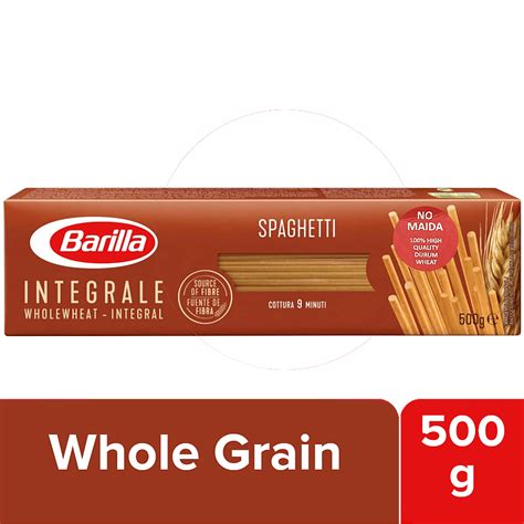 Whole Grain Pasta Nutrition Facts 100G at Jennifer Dermody blog