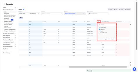 How to view/download the pending invoices of customer/all customers in ...