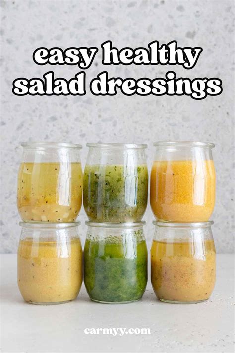Healthy Salad Dressings - Carmy - Easy Healthy-ish Recipes