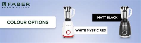 Buy Faber Crown 800W Blender Mixer Grinder, 3 SS clip lock jars + 1 PC ...