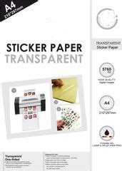 Flipkart.com | True-Ally 25 sheets Clear Self Adhesive Sticker Photo ...