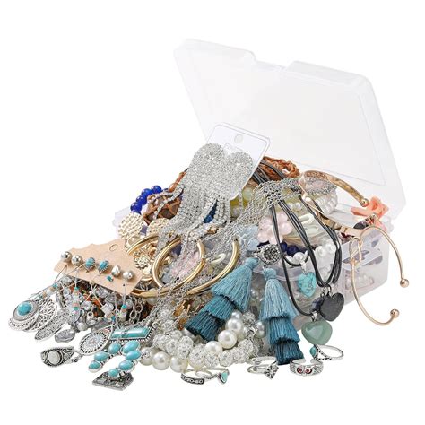 Buy Mystery Jewelry Jar Bundle,40-45 Piece Vintage Jewelry Set for ...