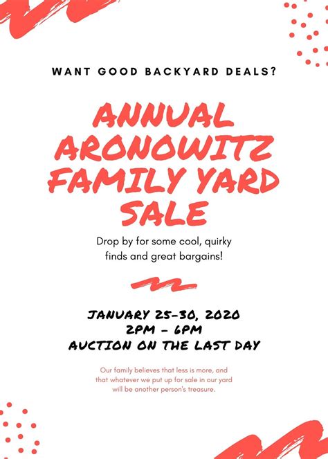 Customize 44+ Yard Sale Flyers Templates Online - Canva