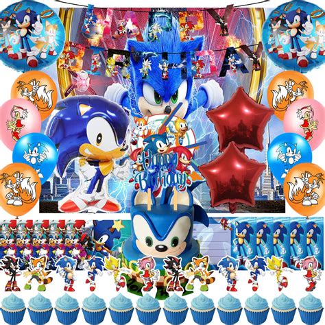 Buy Party Corner - Sonic' Party Supplies for Kids’ Birthday, Sonic ...