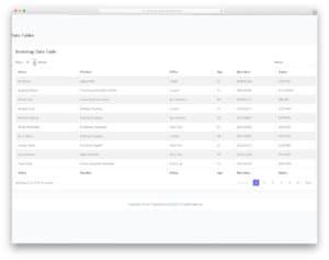 Image result for Continuous DataTable Examples
