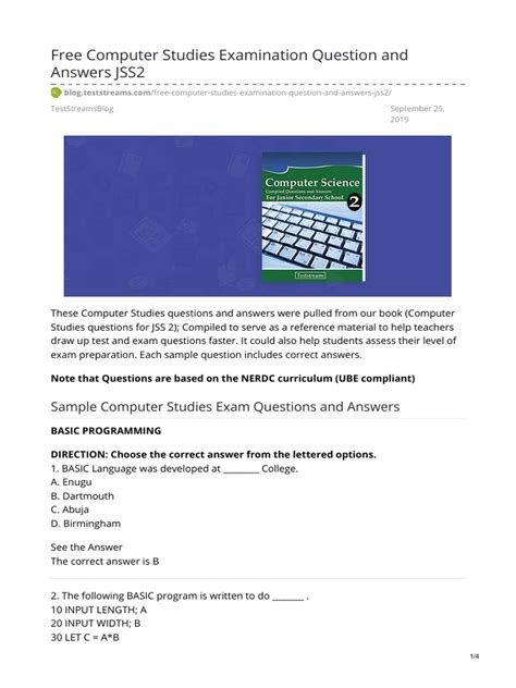 Computer Studies Question 的图像结果