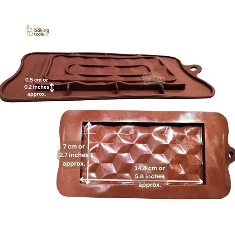 Hexagon Pattern Chocolate Bar Silicone Mould for Baking