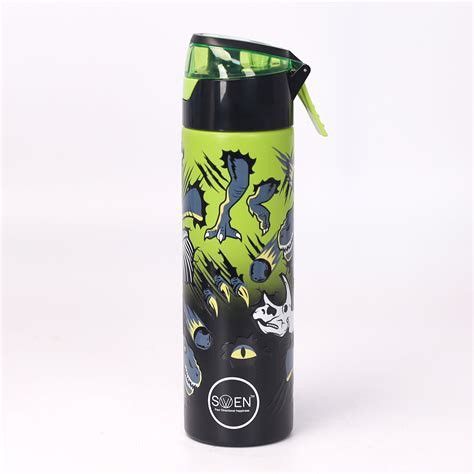 SWEN Insulated Stainless Steel Green And Black Color Mist Bottle - 600 ...