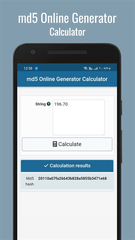 md5 Online Generator - App on Amazon Appstore