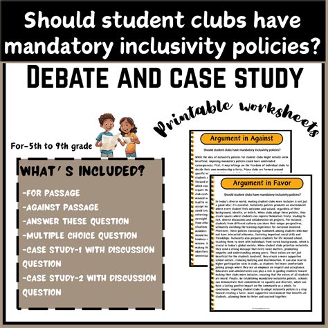 Should student clubs have mandatory inclusivity policies? | Debate Cas ...