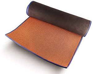 PANCHTATAVA SGS EVA Acupressure Yogaw/ Belt(4mm _Orange:Blue Border ...