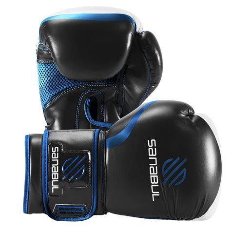 Sanabul Essential Gel Boxing Kickboxing Training Gloves (Black/Metallic ...
