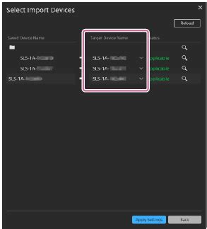 Line-Array Speaker Manager | Guide d’aide | Enregistrement/importation ...