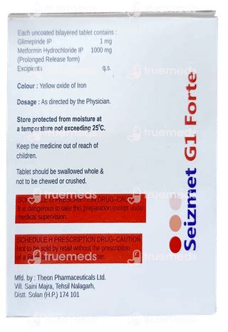 Seizmet G1 Forte Tablet 15: Uses, Side Effects, Price & Substitutes