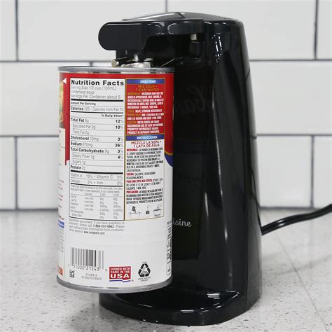 Can Opener, Electric Opener Smooth Edge One Touch Openers for Seniors w ...