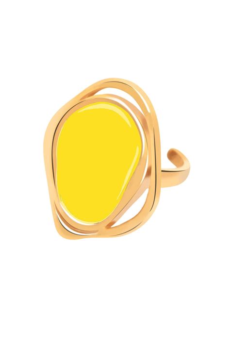 Voyce Jewellery - Copacabana Yellow Rings - Elahe