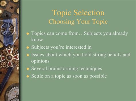 Image result for Choosing Topic