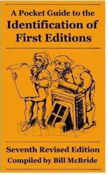 A Pocket Guide to the Identification of First Editions : Amazon.in: Books