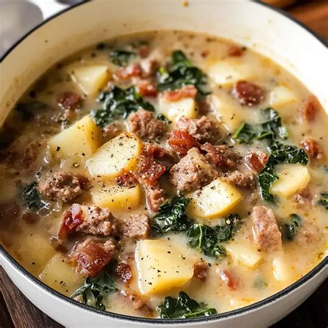 Homemade Tuscan Sausage Soup | Better Than Restaurant - Iam Cooker