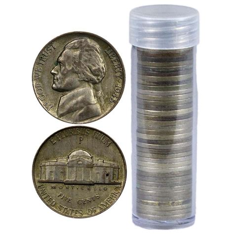 1942-1945 Wartime Silver Nickels Choice BU (11-Coin Set)