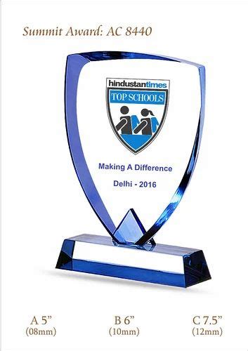 Acrylic Trophies - Acrylic Trophy Memento Manufacturer from Mumbai