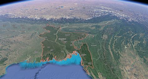Bangladesh Map - Guide of the World