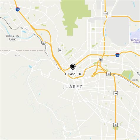 El Paso, TX Map & Directions - MapQuest