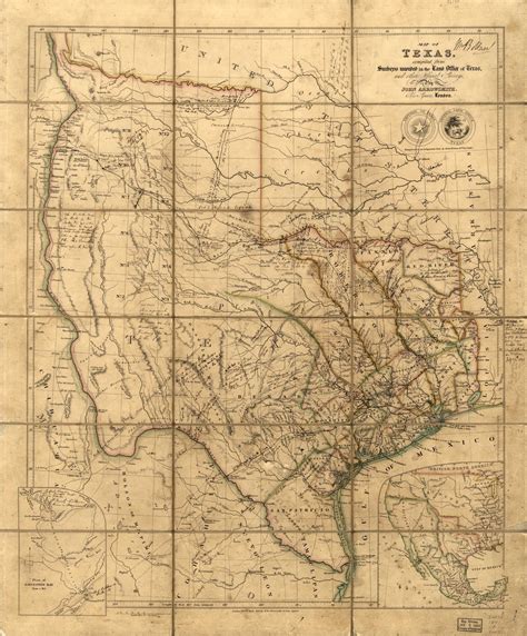 Map of the Republic of Texas