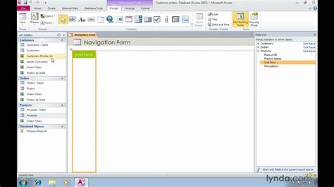 Navigation Forms in Access Examples 的图像结果