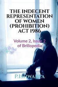 The Indecent Representation of Women (Prohibition) ACT 1986: Buy The ...