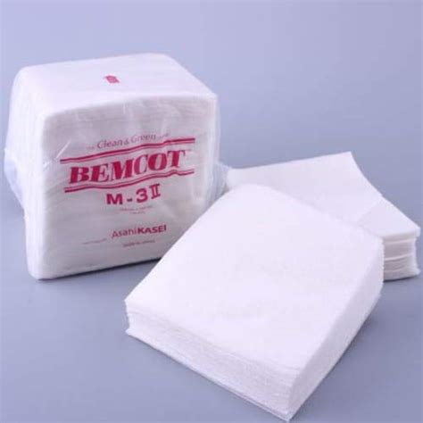 BEMCOT Agaram Industries M3-II Nonwoven Quarter-Fold Low-Linting Wipe ...