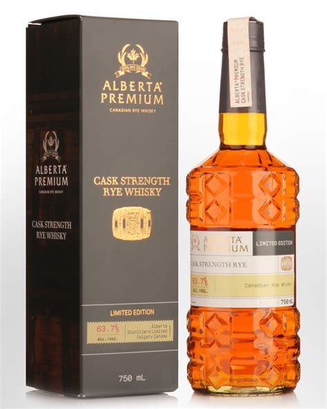 Alberta Premium Cask Strength Canadian Rye Whisky (750ml) | Nicks Wine ...
